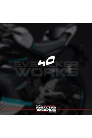 Cfmoto 450sr 40 Sticker Yan Plastik Sticker Etiket Yüksek Kalite Folyo Diğer