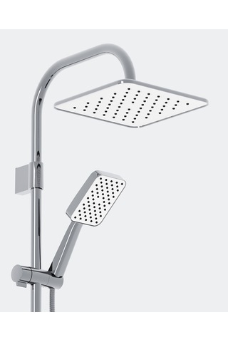 Robot Duş Seti Beyaz Tepe Duş Sistemi Yağmurlama Sistemi Paslanmaz Beyaz