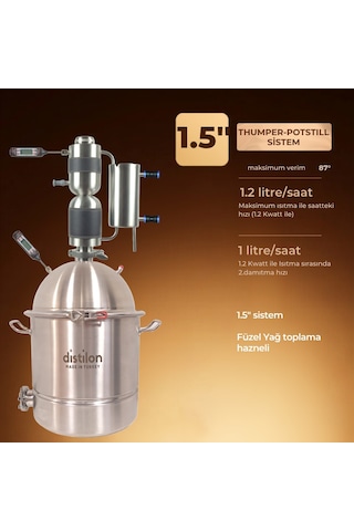 Distilon Ds07 Potstıll Damıtma Cihazı 26 Lt
