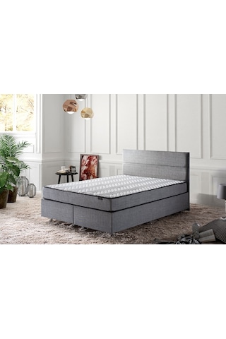 Nironyatak Niron Silver Yatak Baza Başlık Seti 150X200 Çift Kişilik Full Ort