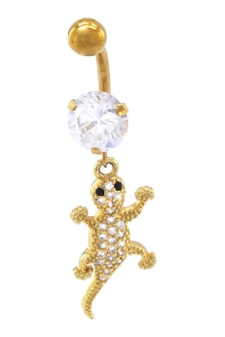 Ferizz Altın Kaplama Zirkon Taşlı Kerkentele Piercing Prc-129 Altın