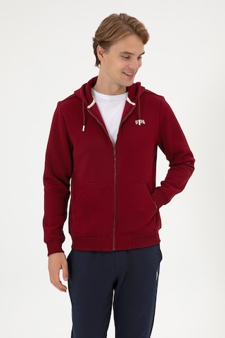 U.s. Polo Assn. Erkek Bordo Hırka Örme 50313755-vr014 Bordo