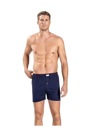 Jiber Erkek Lacivert Havlu Kemer Pamuklu Boxer 127