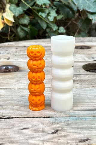 Rufus Concept Kabak Totem Tekli Mum Kalıbı Silikon