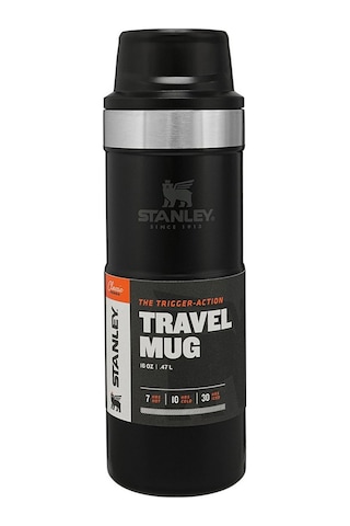 Matte Black Unisex Stanley Klasik Seri-0.47 Litre Trigger Action
