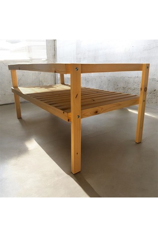 Doğal Çam Ağacı Orta Sehpa Ahşap