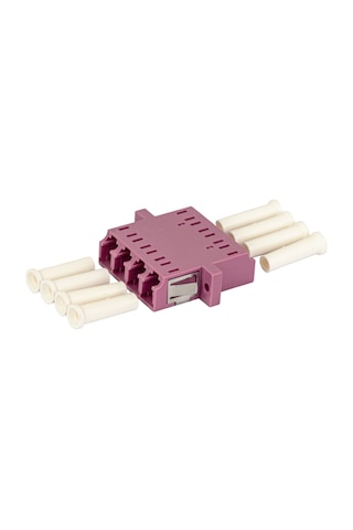 Alfafonet Lc/pc Quad Multimode Om4 Fiber Optik Adaptör 1 Paket - 25 Adet