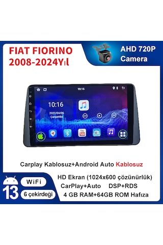 Fıat Fıorıno 2008-2024yıl 4gb Ram 64gb Rom Carplay Multimedya Nav