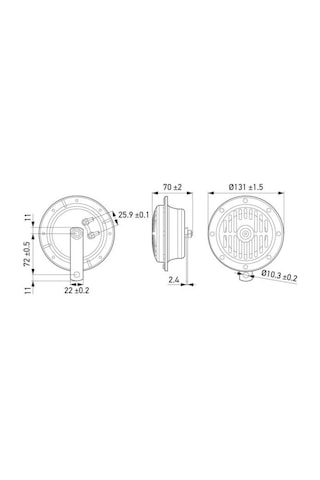 Ahmet Otomotiv Hella Superton Korna 24v 3cb004811-132