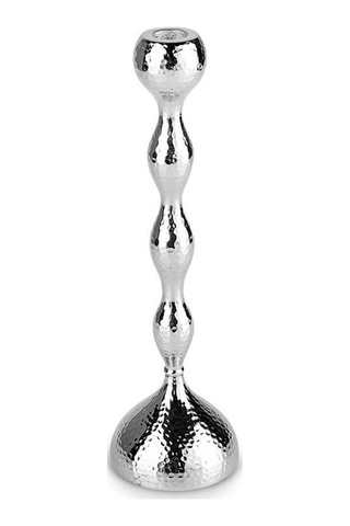 Karaca Arlen Tekli Şamdan Silver 32 Cm