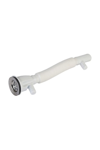 Çiftli Lavabo Sifonu-Gider Borusu Çamaşır Bulaşık Makine Çıkışlı N11.453