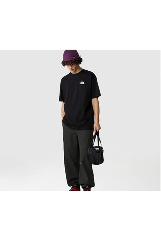 The North Face Essential Oversize Simple Dome Erkek T-shirt Siyah-siyah