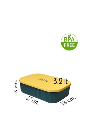 Bayev 6 Adet 3.2 Lt Storage Mutfak Saklama Kabı Mix Çok Renkli