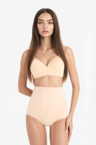 Defacto Ten Rengi Yüksek Bel Slip Korse-fall İn Love E4742ax25smbg392 Bej