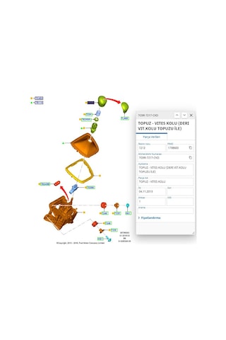 Vites Topuzu Siyah Şemalı Connect Fiesta Cabu 330655 - 2s6r 7217 Ac