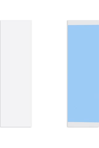 Walker Tape Lace Front Mavi Protez Saç Bandı 36 Adet 2.5 CM x 7.5 CM