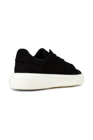 Deery Erkek Hakiki Süet Siyah Sneaker Ayakkabı - 04651msyhe02