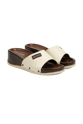 Pierre Cardin Pc-7030-3485 Krem - Kadın Terlik Krem