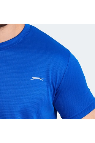 Slazenger ODALIS I Erkek Saks Mavi Tişört