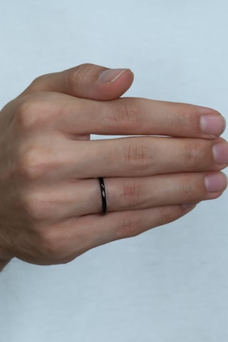 2Mm Süper Ince Bombeli Parlak Çelik Alyans Yüzük Cl26 553605946