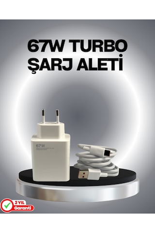 67 Watt Güvenli Hızlı Şarj Adaptörü M31 M33 M51 Uyumlu