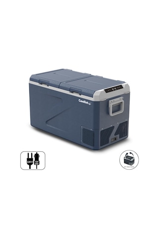 Clk80d 12/24v 220volt 82,5 Litre Çift Bölmeli Kompresörlü Outdoor Oto Buzdolabı/dondurucu