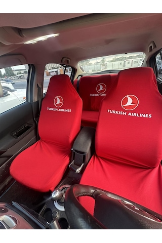 Thy Baskılı Oto Servis Kılıfı Kırmızı Kırmızı