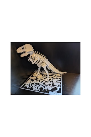 T-rex 3d Dinozor İskelet Maketi