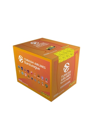 Promo Pack 2024-25 Turkish Airlines Euroleague Panini Official Sticker 1 Kutu 36 Paket-180 Adet