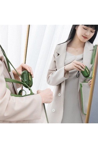 Prestigegoods Yıkanabilir Giysiler Saç Yapışkan Rulo, Ev Temiz Pet Saç Çıkarıcı, Yeniden Kullanılabilir, Taşınabilir, Yeşil