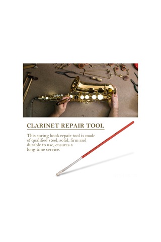 Ranyeek Müzik Enstrümanı Tamir Aracı - Çelik Yapı, Saksafon-klarinet-ultaflüt İçin İğne Takma/çıkarma, Dayanıklı, Rastgele Renk Kırmızı-yeşil-mavi