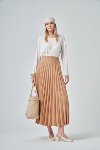 Ftz Women Kadın Pliseli Etek Camel 30390 Camel
