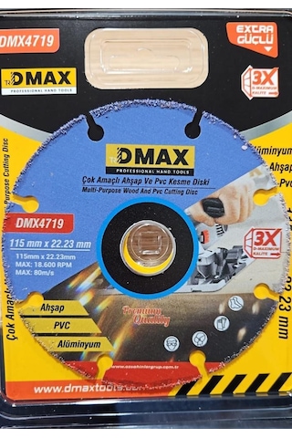 Dmax Çok Amaçlı Kesme Diski Ahşap-pvc-alüminyum Dmx4719
