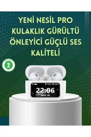 Yüksek Bass Ve Güçlü Ses Özellikli Akıllı Bluetooth Kulaklık Dokunmatik Kontrol Model