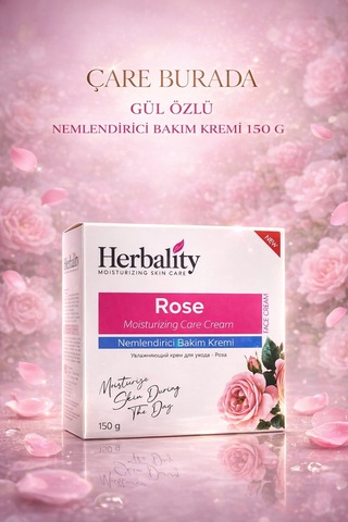 Gül Yağlı Serum 100 Ml Saç & Vücut & Yüz + Gül Özlü Nemlendirici Krem 150 G + Gül Özlü Güzellik Sa