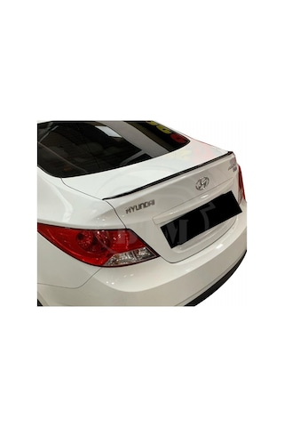 Hyundai Accent Blue 2011-2018 Piano Black Bagaj Spoiler