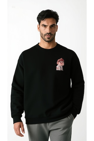 Ogc Carl & Ellie Kombin Sweatshirt Siyah