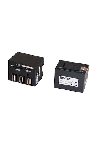 Volk 56 İn 1 Combo Card Reader + 3 Port Usb Hub (Ml-Ce19B)