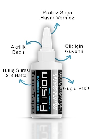 True Tape Fusion Protez Saç Likid Yapıştırıcı 1.7 Fl Oz 50ml