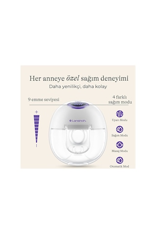 Lansinoh® Giyilebilir Tekli Göğüs Pompası