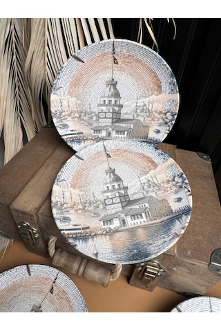 Tabak Evi Maiden Chic Porselen Pasta Tabağı 21cm 6 Kişilik 6 Parç