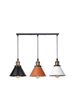 Rsylight Retro Masa Üstü 3 Lü Bakır Siyah Beyaz Rustik Metal Sarkıt Avize 60 Cm Rsylight Retro Masa Üstü 3 Lü Bakır Siyah Beyaz Rustik Metal Sarkıt Avize 60 Cm