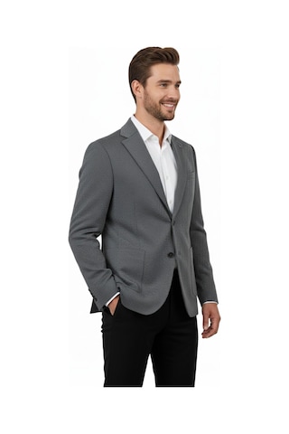 Erkek Tek Spor Ceket Çift Yırtmaçlı Bgl-st04979 Gri