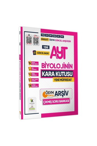 2025 YKS-AYT BİYOLOJİNİN Kara Kutusu ÖSYM Çıkmış Soru Havuzu Bankası Konu Özetli Video/PDF Çözümlü