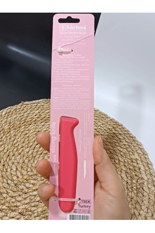 Sürmene 61004 Mutfak Bıçağı 9,50 Cm Nar Çiceği Çok Renkli