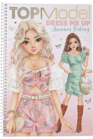 Top Model Büyük Boy Dress Me Yaz Hissi Çok Renkli