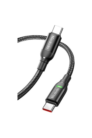 Mcdodo CA-2730 100W Pd Type-C To Type-C Hızlı Şarj ve Data Kablosu 1.2m-Siyah