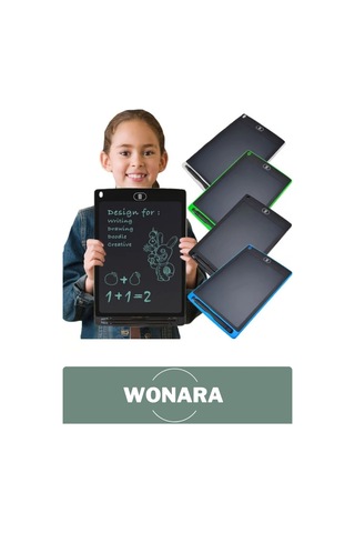 Deluxe Elektronik Grafik Yazma Tahtası Kalemli Silinebilir Not Çizim Panosu Eğitici Tablet 8,5 Inç Diğer