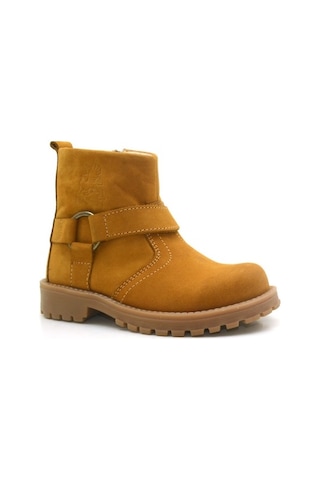 Chiron Hakiki Deri Fermuarlı Unisex Kız Erkek Çocuk Çizme Bot Çok Renkli