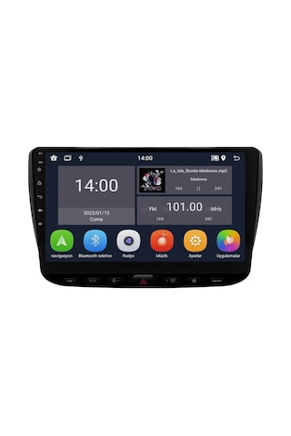 Fiat Linea Urban Android Multimedya Sistemi 2012-2018 Crv-4105xd
